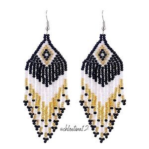 NEW Handmade Unique Long Tassel Earrings,  Statement Earrings